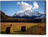 Pioneer Hay Fields Canvas Print