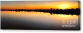 Garden State Sunset Canvas Print by Olivier Le Queinec