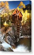 Crystal Mill Canvas Print