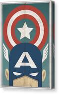 Star-spangled Avenger Canvas Print