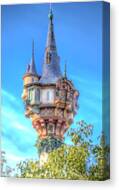 Rapunzel Castle Tower Canvas Print