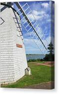 Windmill Beach In Yarmouth, Ma Cape Cod Canvas Print