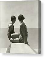 The Divers Canvas Print