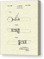 Automatically Heated Ice Cream Scoop Vintage Patent Drawing - Ice Cream -  Pin