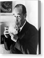 C.s. Lewis, Circa Early 1960s Canvas Print by Everett