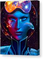 Voyager Beyond The Clouds Canvas Print