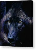 Wolf in moonlight version C Painting by John Palmer - Fine Art America