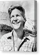 Jeff Bridges Smiling Outdoors Canvas Print