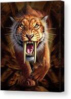 Sabertooth Canvas Print