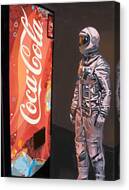 The Coke Machine Canvas Print