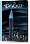Rhapsody In Blue Canvas Print