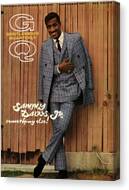 Gq Cover Featuring Sammy Davis Jr Canvas Print