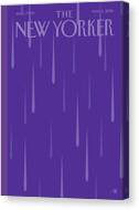 Purple Rain Canvas Print