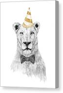 Get The Party Started Canvas Print