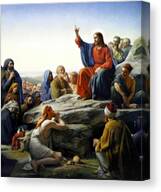 Sermon On The Mount Painting By Carl Bloch