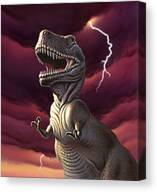 Lightning Rex 2 Canvas Print