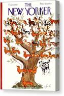 New Yorker February 12, 1938 Canvas Print
