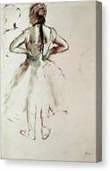 Ballet Dancer in Repose Canvas Print