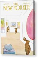 New Yorker April 1st, 1972 Canvas Print