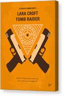 Lara Croft Tomb Raider Poster Canvas Print