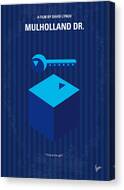 No323 My Mulholland Drive Minimal Movie Poster Canvas Print