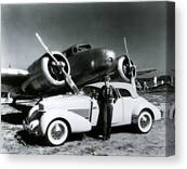 Amelia Earhart Canvas Print