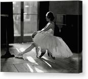 Ida Rubinstein Wearing A Tutu Canvas Print