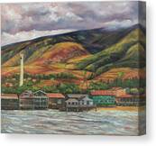 Smokestack Lahaina Maui Canvas Print