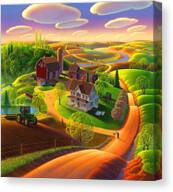 Spring On The Farm Canvas Print