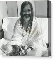 Maharishi Mahesh Yogi To Speak At Public Lecture At Canvas Print