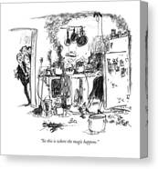 So This Is Where The Magic Happens Canvas Print
