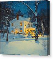 A Night That Settles In The Heart Canvas Print