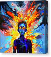 Embracing Chaos Canvas Print