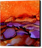 Sundown - Abstract Landscape Painting Canvas Print by Michelle Wrighton