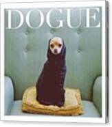 😂😂😂😂 #dogue #vogue Canvas Print
