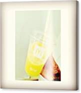 🍍&🍈 #mcdonalds #girl #drink Canvas Print
