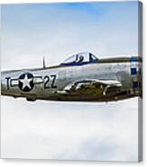 Republic P-47d Thunderbolt Canvas Print