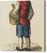 The Watercress Seller         Date 1823 Canvas Print