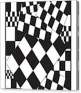 020 Checkerboard Madness Canvas Print