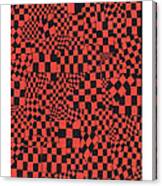 047 Checkerboard Game Style Canvas Print