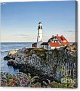 0849 Portland Lighthouse Canvas Print