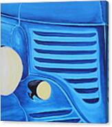 095  Blue Dodger Canvas Print