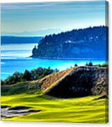 #14 At Chambers Bay Golf Course - Location Of The 2015 U.s. Open Tournament #1 Canvas Print