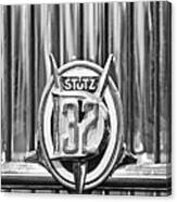 1933 Stutz Dv-32 Five Passenger Sedan Emblem Canvas Print