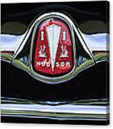 1953 Hudson Twin Hornet Grille Emblem Canvas Print