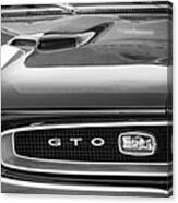 1966 Pontiac Gto Grille Emblem Canvas Print