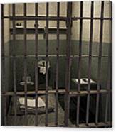 A Cell In Alcatraz Prison #2 Canvas Print