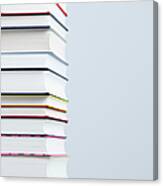 A Stack Of Books #1 Canvas Print