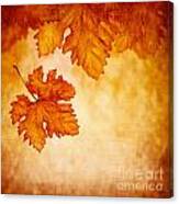 Abstract Autumn Background #1 Canvas Print