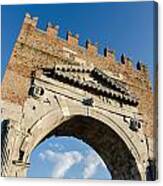 Arch Of Augustus #1 Canvas Print